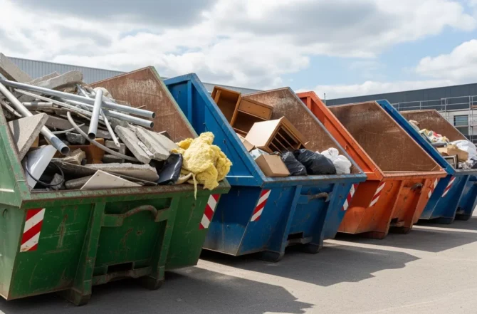Caçambas para Remoção de Entulhos